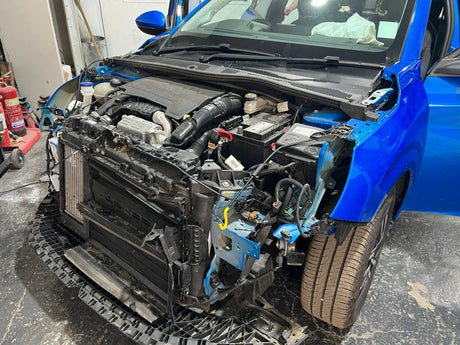 Reviving the Peugeot 208: A Front-End Collision Transformation - Paisley Autocare