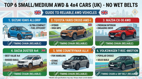 Top 6 Reliable AWD & 4x4 Cars UK 2026