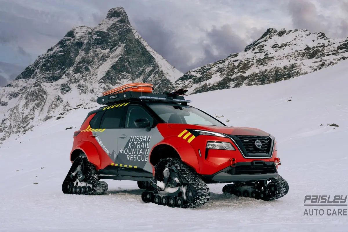 Nissan-X-Trail-Mountain-Rescue-Bringing-e-4ORCE-to-the-Slopes Paisley Autocare