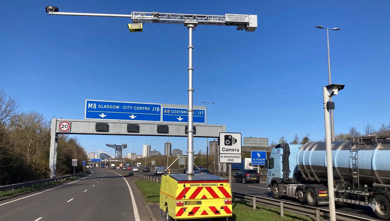 Smile for the Big Brother of the Motorway: Surviving the New AI Camera M8 Glasgow Paisley Autocare