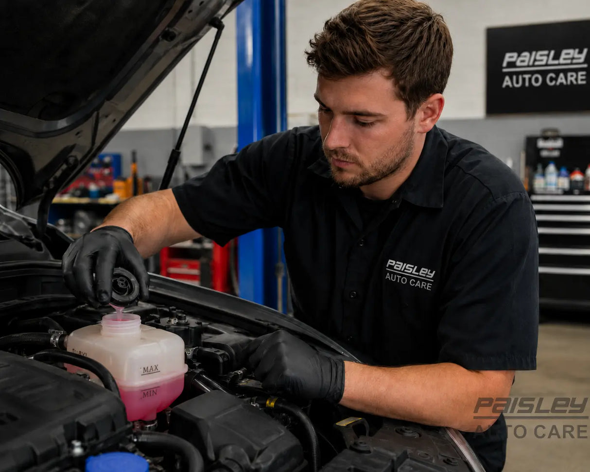 Coolant Leak Check Paisley Autocare