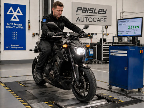 Motorcycle MOT Paisley Autocare LTD